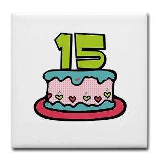 15 Gifts  15 Kitchen and Entertaining  15th Birthday Cake Tile