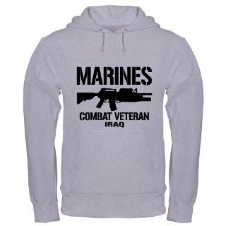 Marines Iraq Vet Hoodie AR 15