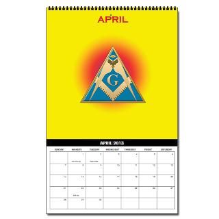 Masonic 11x17 Vertical 2013 Wall Calendar by masons