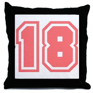18 Gifts  18 More Fun Stuff  Varsity Uniform Number 18 (Pink