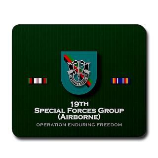 19th special forces grp abn oef ua mousepad $ 19 00
