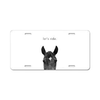 Lets Ride print by Ed Wood Aluminum License Plate for $19.50