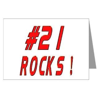 21 Rocks  Greeting Cards (Pk of 10)