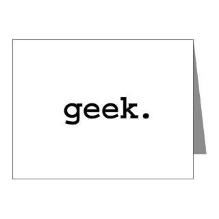 Adult Gifts  Adult Note Cards  geek. Note Cards (Pk of 20)