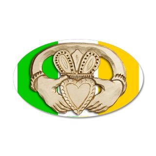  Celtic Wall Decals  Irish Claddagh 38.5 x 24.5 Oval Wall Peel