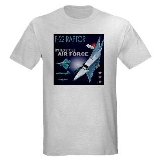 Air Force T shirts  F 22 Raptor Light T Shirt