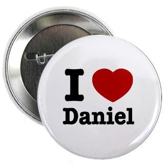 Heart Gifts  I Heart Buttons  I love Daniel 2.25 Button
