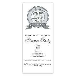 Celebrating 25 years Invitations for $1.50