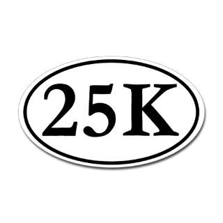 25K Oval Euro Running Sticker (15.5 miles) for $4.25