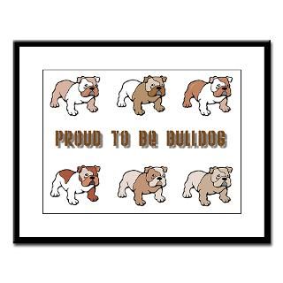 Bulldog Large Framed Print, LIMITED ED. of 25