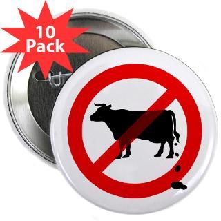 Gifts  Anti Bs Buttons  No Bullshit Sign 2.25 Button (10 pack
