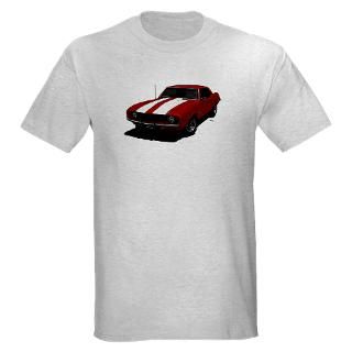 1969 Camaro Z28 Red & White T Shirt by HotzGraphics