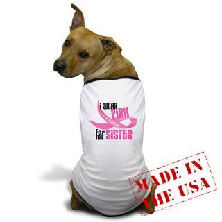 Wear Pink For My Sister 33 Dog T Shirt for $19.50