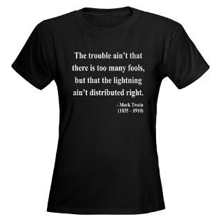 shirts  Mark Twain 33 Womens Dark T Shirt
