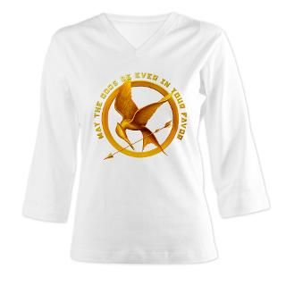 May the Odds Be Ever In Your Favor Womens Long Sleeve Shirt (3/4