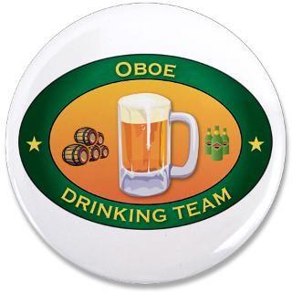 Beer Gifts  Beer Buttons  Oboe Team 3.5 Button
