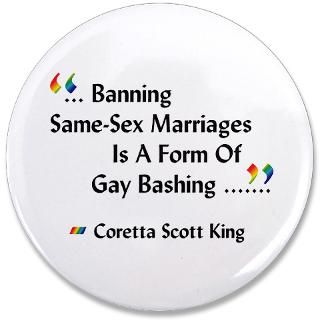 Civil Unions Gifts  Civil Unions Buttons  Honoring Coretta Scott