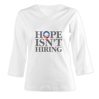 2012 Gifts  2012 Long Sleeve Ts  Hope Isnt Hiring Womens Long