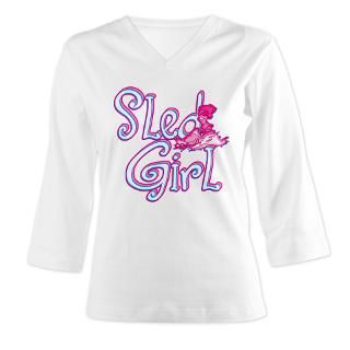 Sled Girl  Exclusive Snowmobile T shirts by SledderWear