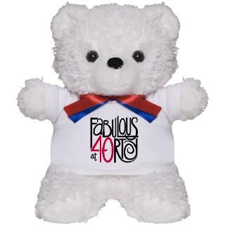 40 Gifts  40 Teddy Bears  Fabulous at 40rty Teddy Bear