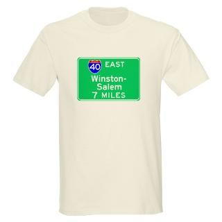 Winston Salem NC, Interstate 40 East T Shirt by thebesttees