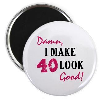 40 Gifts  40 Kitchen and Entertaining  Hot 40th Birthday Magnet