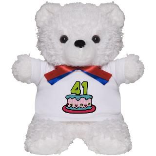 41 Gifts  41 Teddy Bears  41 Year Old Birthday Cake Teddy Bear
