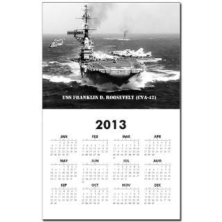 USS FRANKLIN D. ROOSEVELT (CVA 42) Calendar Print