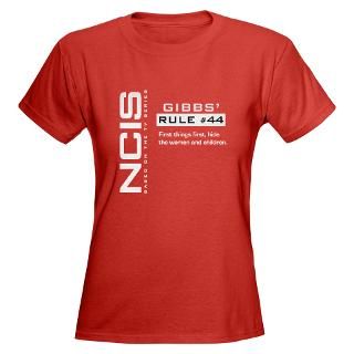  NCIS Gibbs Rule #44 Womens Dark T Shirt