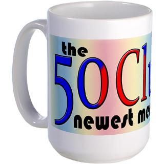 50Th Birthday Gifts  50Th Birthday Drinkware  The 50 Club Mug