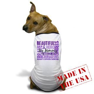 Wear Violet 46 Hodgkins Lymphoma Dog T Shirt for $19.50