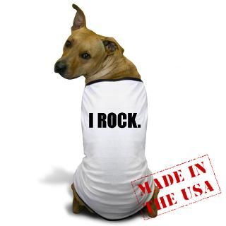 Cool Gifts  Cool Pet Apparel  I Rock. Dog T Shirt
