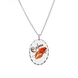 cajun necklace oval charm $ 19 49