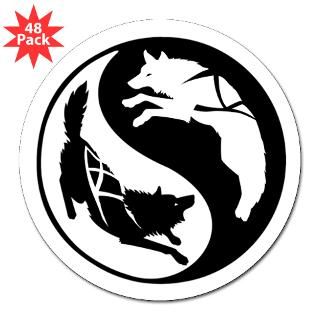 Yin Yang Huskies 3 Lapel Sticker (48 pk) for $30.00