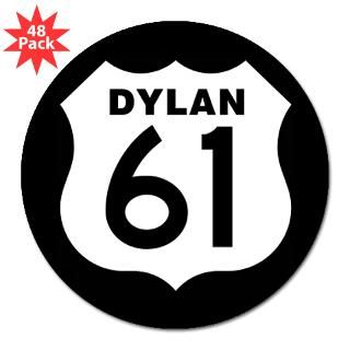 Dylan 61 3 Lapel Sticker (48 pk) Sticker by hwy61