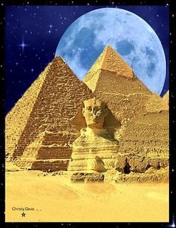 Ancient Egypt Pyramids 52 lined page kids journal