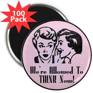and Entertaining  Retro 50s Ladies For Womens 2.25 Magnet (100 pa
