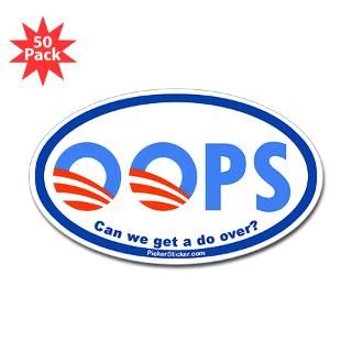 OOPS we elected Obama (Oval 50 pk)