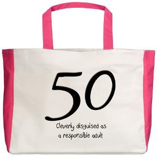 50Th Birthday Bags & Totes  Personalized 50Th Birthday Bags