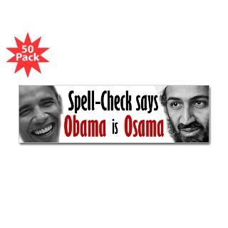 Obama Osama Bumper Sticker (50 pk)