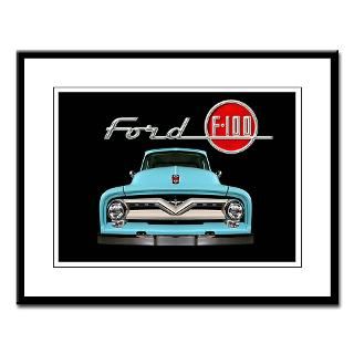 55 Ford F 100 Large Framed Print