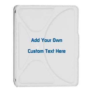 Custom Blue Text iPad 2 Cover for $55.50