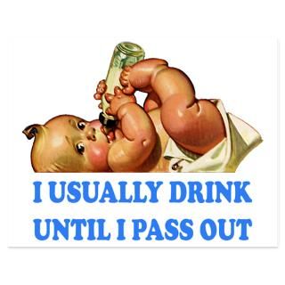 Baby Gifts  Baby Flat Cards  PHAT BABY BOTTLE_until i pass out