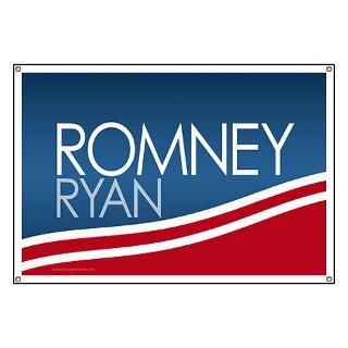 Modern Romney Ryan Banner for $59.00