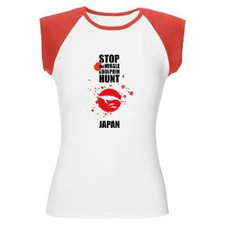 STOP THE WHALE & DOLPHIN HUNT Womens T Shirt T Shirt by saveourworld