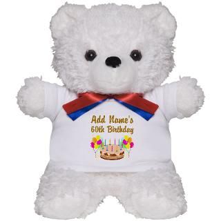 PERSONALIZED 60 YR OLD Teddy Bear for $18.00