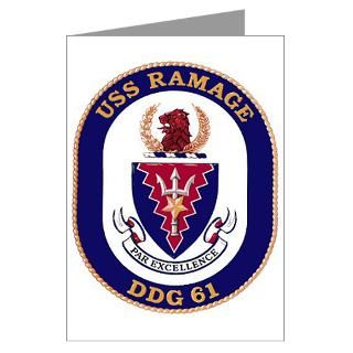 USS Ramage DDG 61 Greeting Cards (Pk of 10)