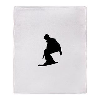 snowboarding silhouette stadium blanket $ 61 49