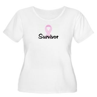 Survivor pink ribbon Plus Size T Shirt by mypinkribbon