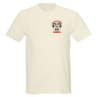 Route 66 Mainstreet Ash Grey T Shirt T Shirt by lostpups
